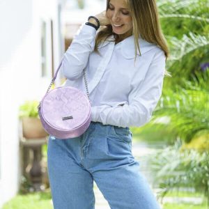 Giordana rosa + monedero rosa metalizado - Vista 2