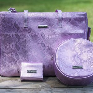 Bolso Donatella + cartera Giordana + monedero Dolce rosa