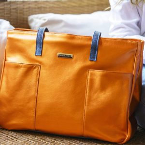 Bolso Donatella Naranja + azul